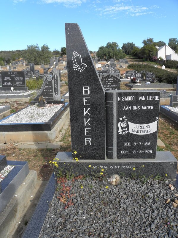 BEKKER Jurgens Marthinus 1919-1979