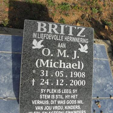 BRITZ O.M.J. 1908-2000