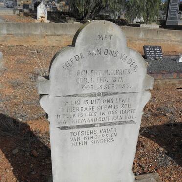 BRITS Ockert M.J. 1877-1959