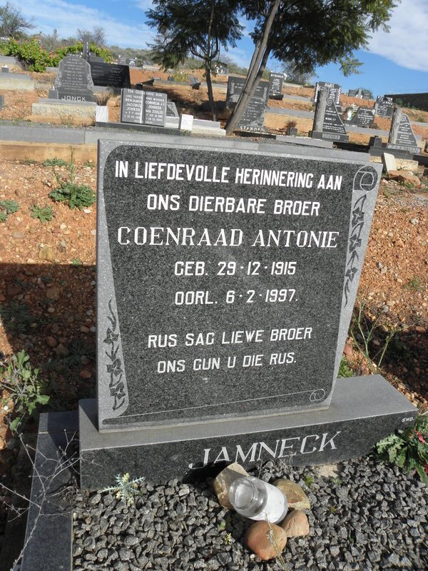 JAMNECK Coenraad Antonie 1915-1997