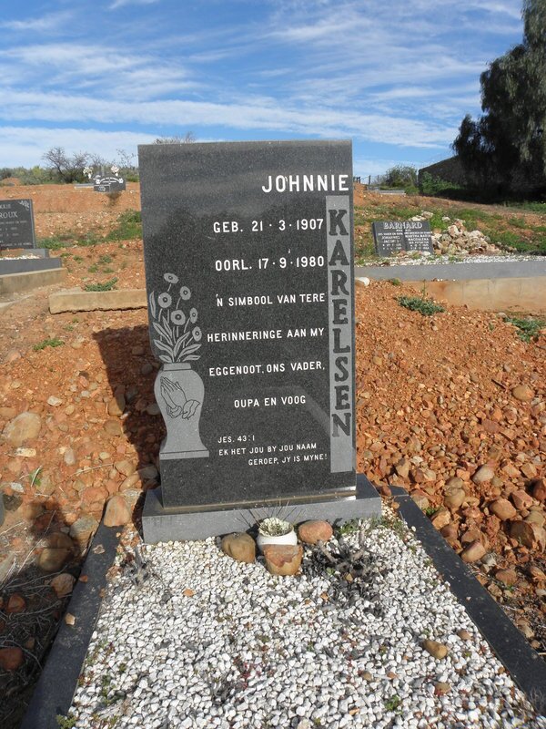 KARELSEN Johnnie 1907-1980