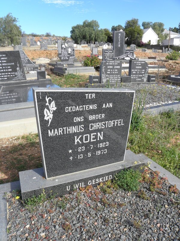 KOEN Marthinus Christoffel 1923-1973