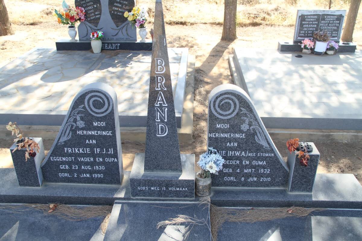 BRAND F.J.J. 1930-1990 &amp; H.W.A. STOMAN 1932-2010