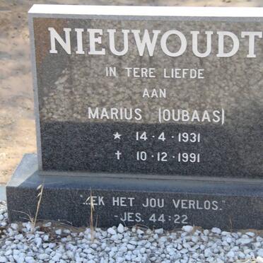 NIEUWOUDT Marius 1931-1991