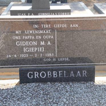 GROBBELAAR Gideon M.A. 1923-1983