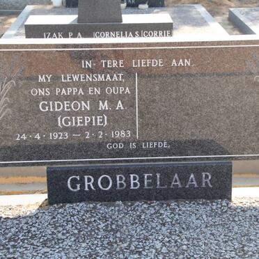 GROBBELAAR Gideon M.A. 1923-1983