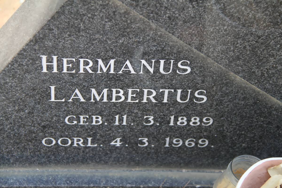 KITSHOFF Hermanus Lambertus 1889-1969
