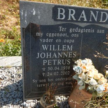BRAND Willem Johannes Petrus 1938-2002