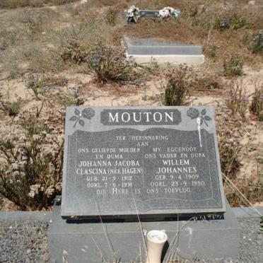 MOUTON Willem Johannes 1909-1980 &amp; Johanna Jacoba Clascina HAGEN 1912-1991