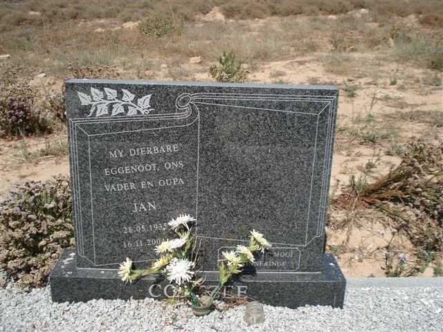 COETZEE Jan 1935-2004