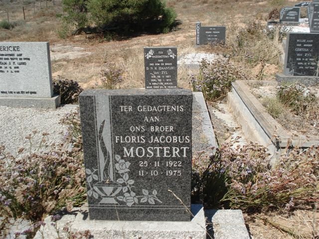 MOSTERT Floris Jacobus 1922-1975