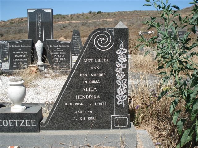 COETZEE Alida Hendrika 1904-1979