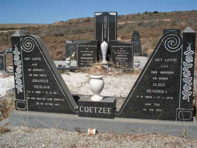 COETZEE Johannes Nicolaas 1898-1974 &amp; Alida Hendrika 1904-1979