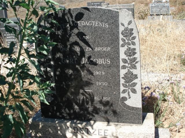 COETZEE Gert Jacobus 1929-1970