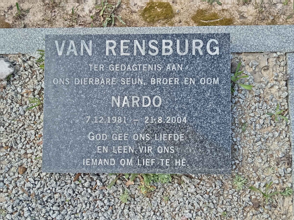 RENSBURG Nardo, van 1981-2004