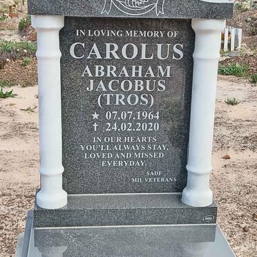 CAROLUS Abraham Jacobus 1964-2020