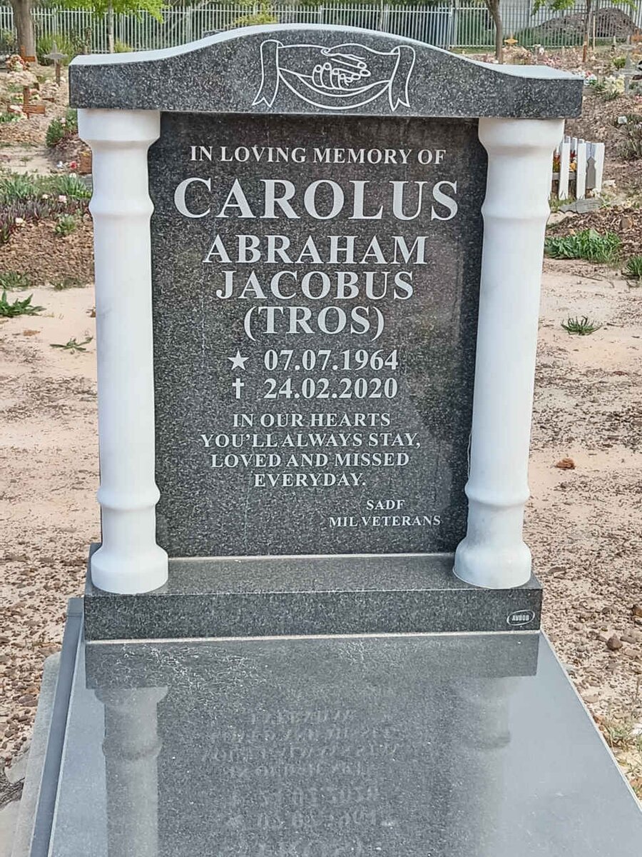 CAROLUS Abraham Jacobus 1964-2020