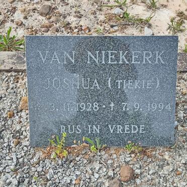 NIEKERK Joshua, van 1928-1994