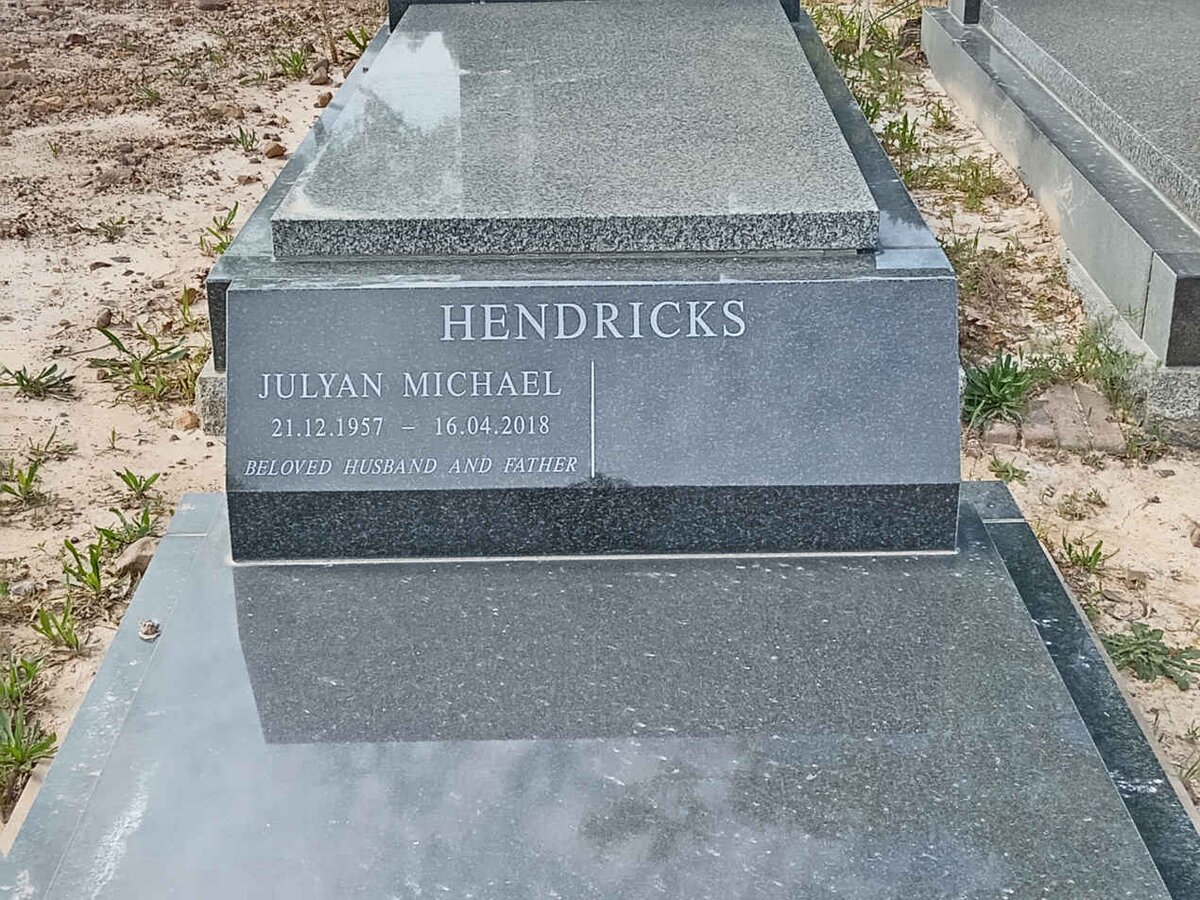 HENDRICKS Julyan Michael 1957-2018