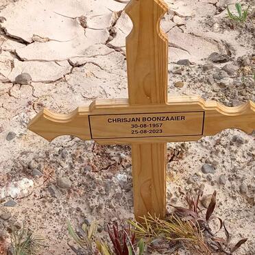 BOONZAAIER Chrisjan 1957-2023