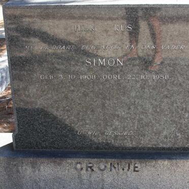 CRONJE Simon 1908-1958