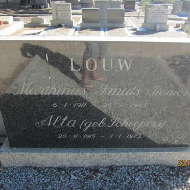 LOUW Marthinus Smuts 1911-1985 &amp; Alta SCHEEPERS 1915-1973