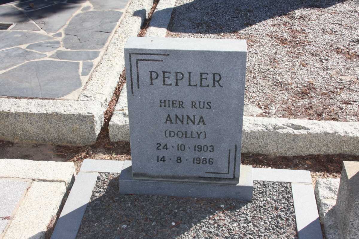 PEPLER Anna 1903-1986