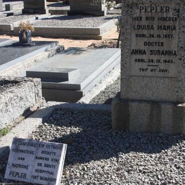 PEPLER Louisa Maria -1937 :: PEPLER Anna Susanna -1943