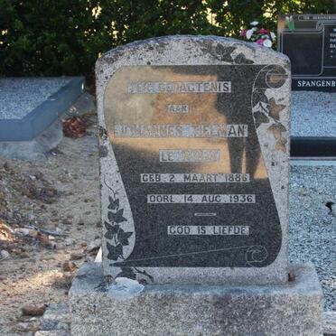 ROUX Johannes Tielman, le 1886-1936