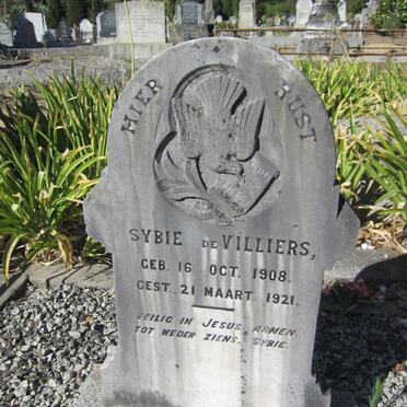 VILLIERS Sybie, de 1908-1921