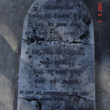 CRAIG Richard -1890 &amp; Hester M.E. KRIEL -1889