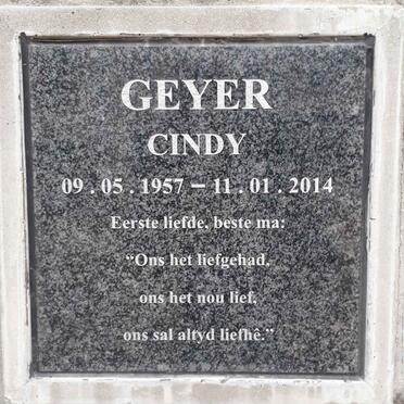 GEYER Cindy 1957-2014