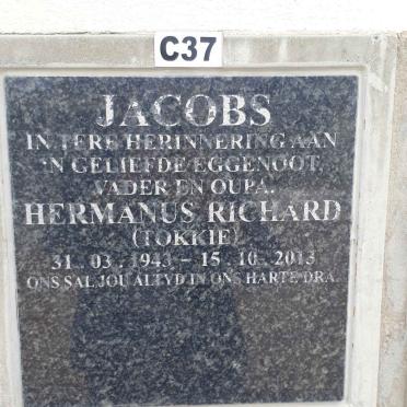 JACOBS Hermanus Richard 1943-2013