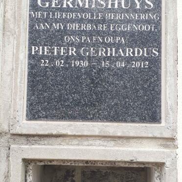 GERMISHUYS Pieter Gerhardus 1930-2012