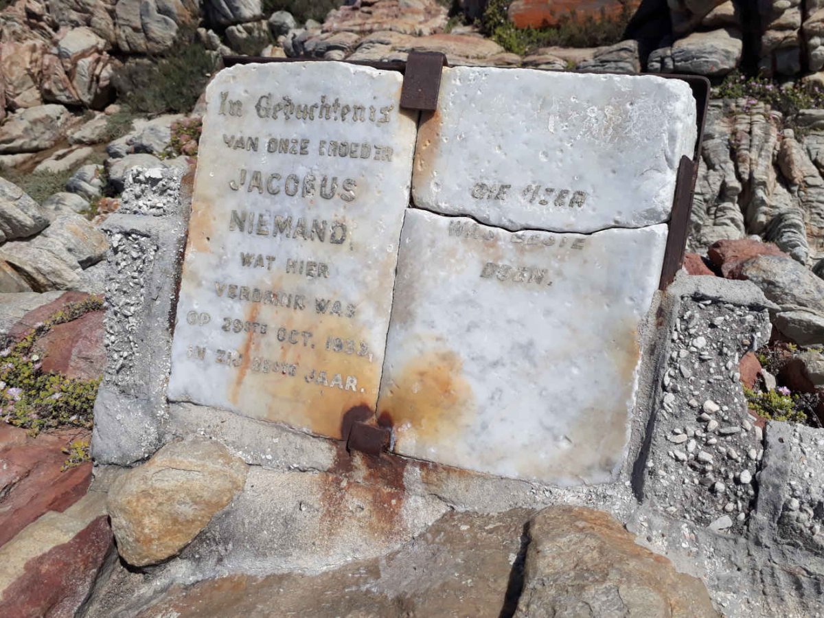 NIEMAND Jacobus -1939