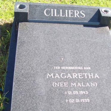 CILLIERS Magaretha nee MALAN 1943-1999