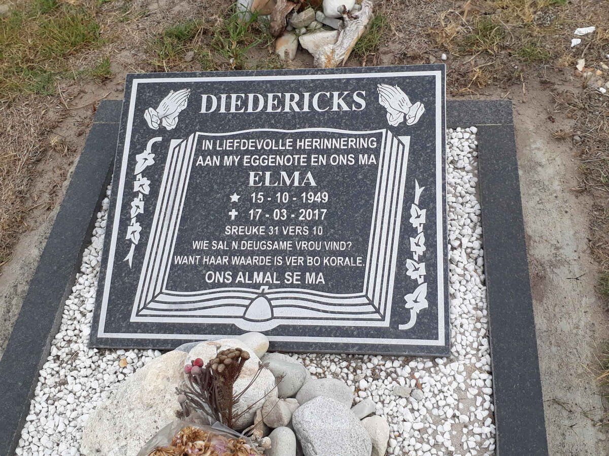 DIEDERICKS Elma 1949-2017