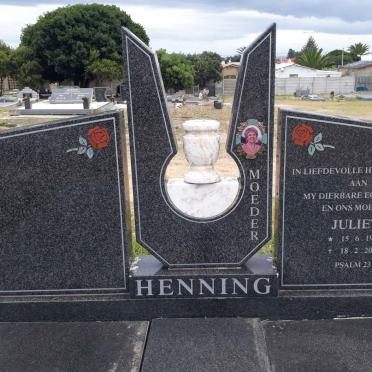HENNING Juliet 1953-2007