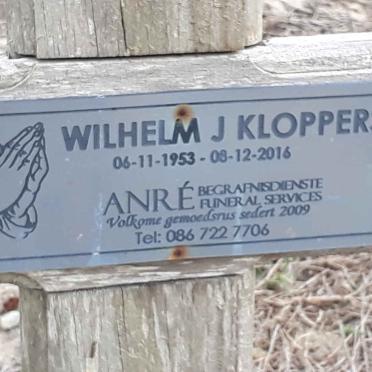 KLOPPERS Wilhelm J. 1953-2016