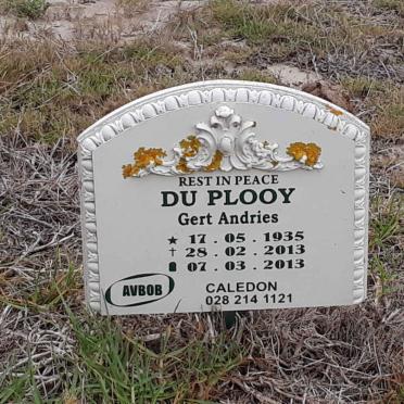 PLOOY Gert Andries, du 1935-2013