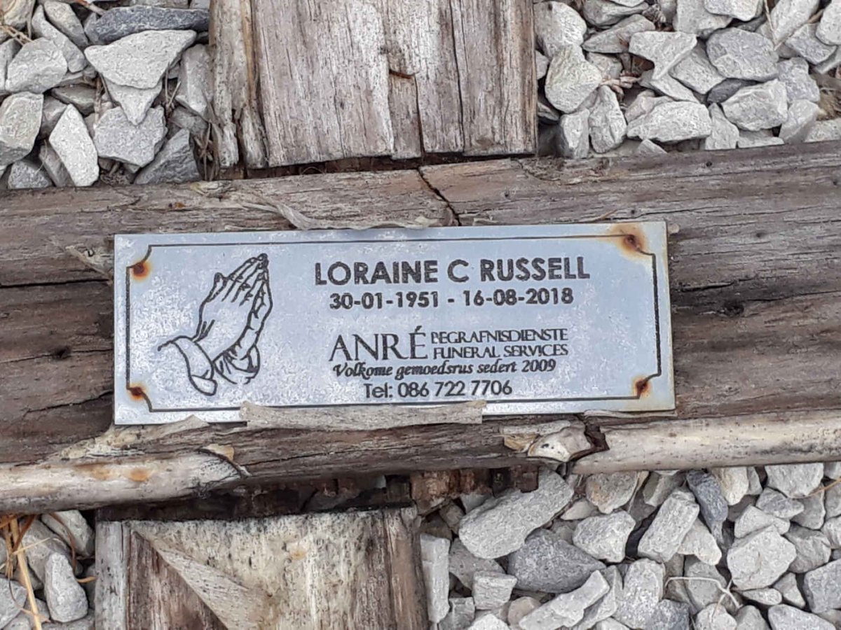 RUSSELL Loraine C. 1951-2018
