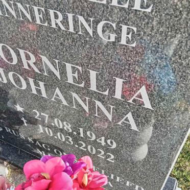 VALENTINE Cornelia Johanna 1949-2022