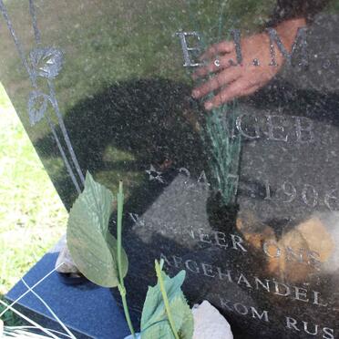 VISAGIE E.J.M. nee ALLEN 1906-1997