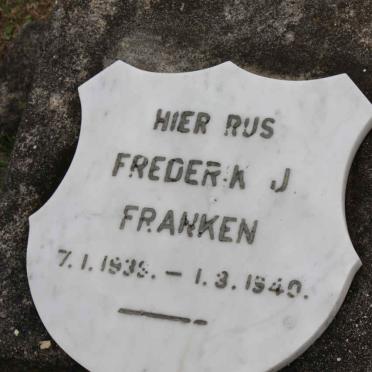 FRANKEN Frederik J. 1939-1940