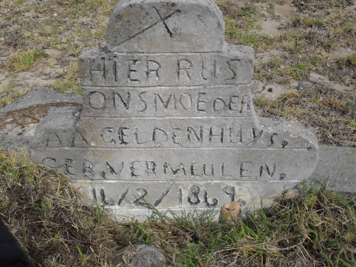 GELDENHUYS A.A. nee VERMEULEN 1869-