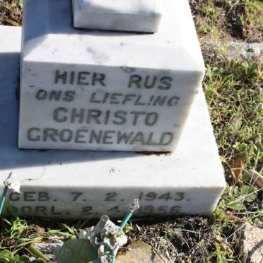 GROENEWALD Christo 1943-1956 