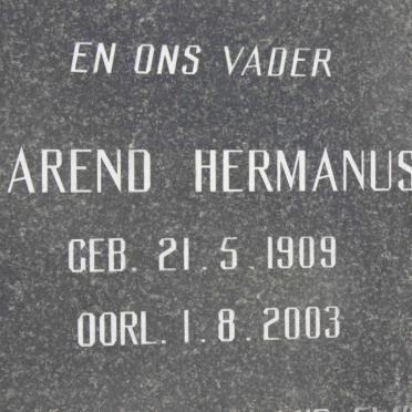 HAVENGA Barend Hermanus 1909-2003