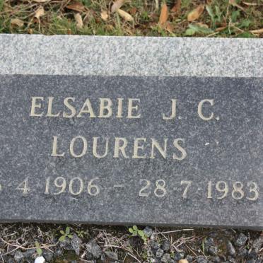 LOURENS Elsabie J.C. 1906-1983