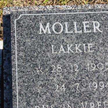 MOLLER Lakkie 1905-1994