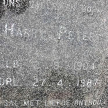 NOWERS Harry Peter 1904-1987